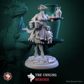 Barmaid Miniature | Tabletop RPG Miniature | White Werewolf Tavern | Roleplaying 3D Printed Fantasy Mini - 3DPrintDen