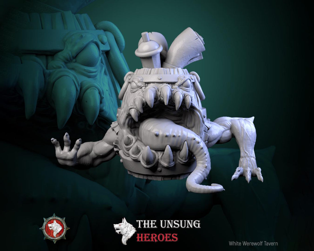 Mimics Miniature | Tabletop RPG Miniature | White Werewolf Tavern | Roleplaying 3D Printed Fantasy Mini - 3DPrintDen