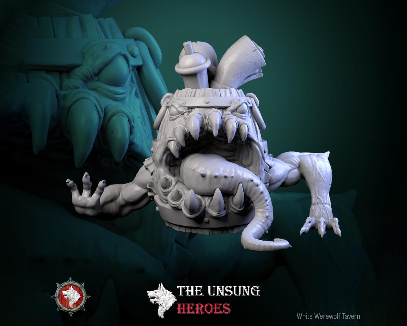 Mimics Miniature | Tabletop RPG Miniature | White Werewolf Tavern | Roleplaying 3D Printed Fantasy Mini - 3DPrintDen