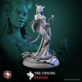 Succubus Miniature, Scarlet | Tabletop RPG Miniature | White Werewolf Tavern | Roleplaying 3D Printed Fantasy Mini - 3DPrintDen