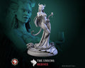 Succubus Miniature, Scarlet | Tabletop RPG Miniature | White Werewolf Tavern | Roleplaying 3D Printed Fantasy Mini - 3DPrintDen