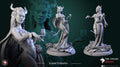 Succubus Miniature, Scarlet | Tabletop RPG Miniature | White Werewolf Tavern | Roleplaying 3D Printed Fantasy Mini - 3DPrintDen