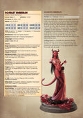 Succubus Miniature, Scarlet | Tabletop RPG Miniature | White Werewolf Tavern | Roleplaying 3D Printed Fantasy Mini - 3DPrintDen