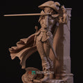 Female Duelist Miniature, Camilla | Tabletop RPG Miniature | Nerikson | Roleplaying 3D Printed Fantasy Mini - 3DPrintDen