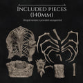 Spider Queen Diorama Miniature | Tabletop RPG Miniature | Nerikson | Roleplaying 3D Printed Fantasy Mini - 3DPrintDen