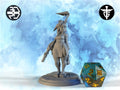 Female Oni Farmgirl Miniature, Kome | Twin Goddess Miniatures | Tabletop RPG Miniature | Roleplaying 3D Printed Fantasy Mini - 3DPrintDen