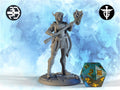 Female Breaker Miniature, Quni | Twin Goddess Miniatures | Tabletop RPG Miniature | Roleplaying 3D Printed Fantasy Mini - 3DPrintDen