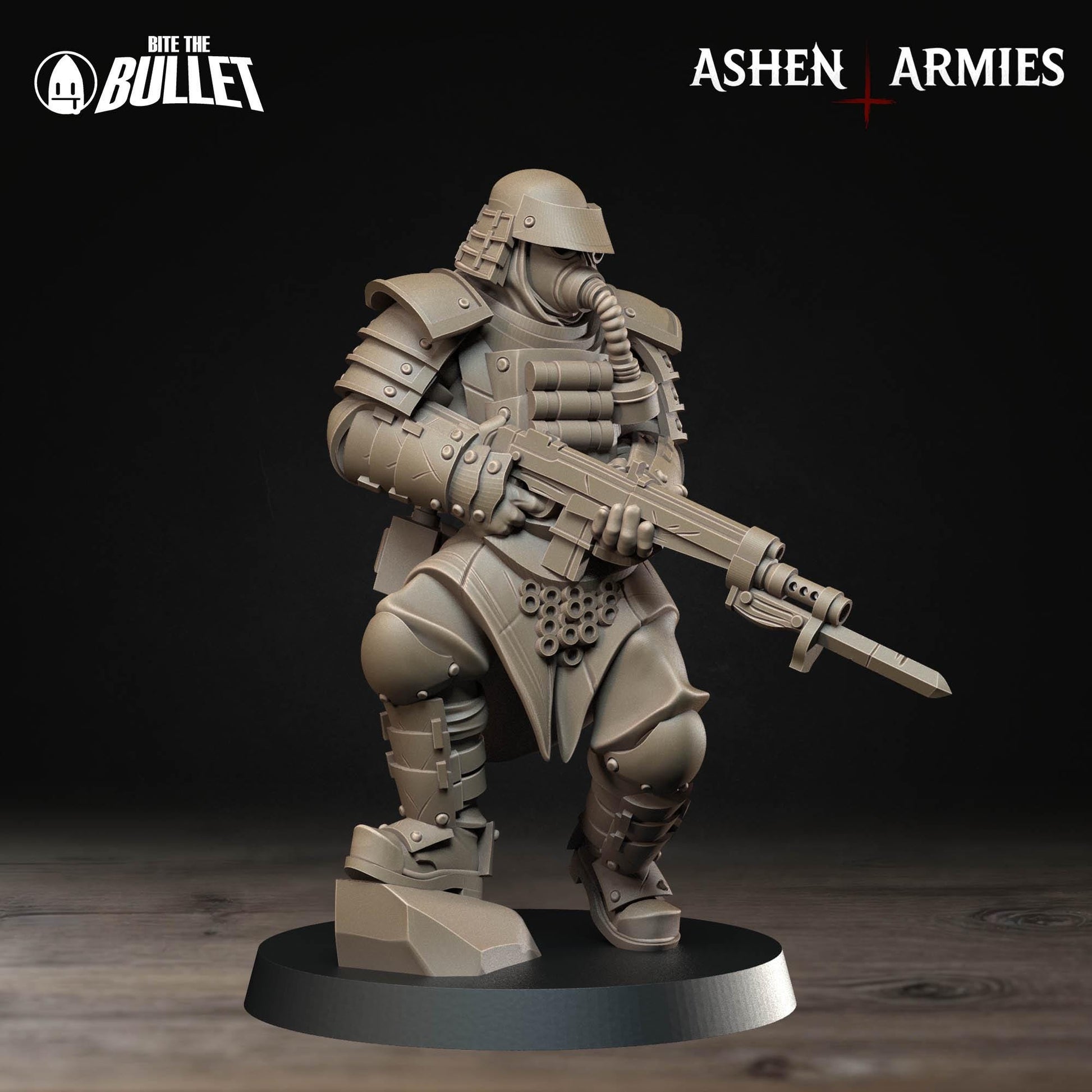 Combat Engineer Miniature | Tabletop RPG Miniature | Bite the Bullet | Roleplaying 3D Printed Fantasy Mini - 3DPrintDen
