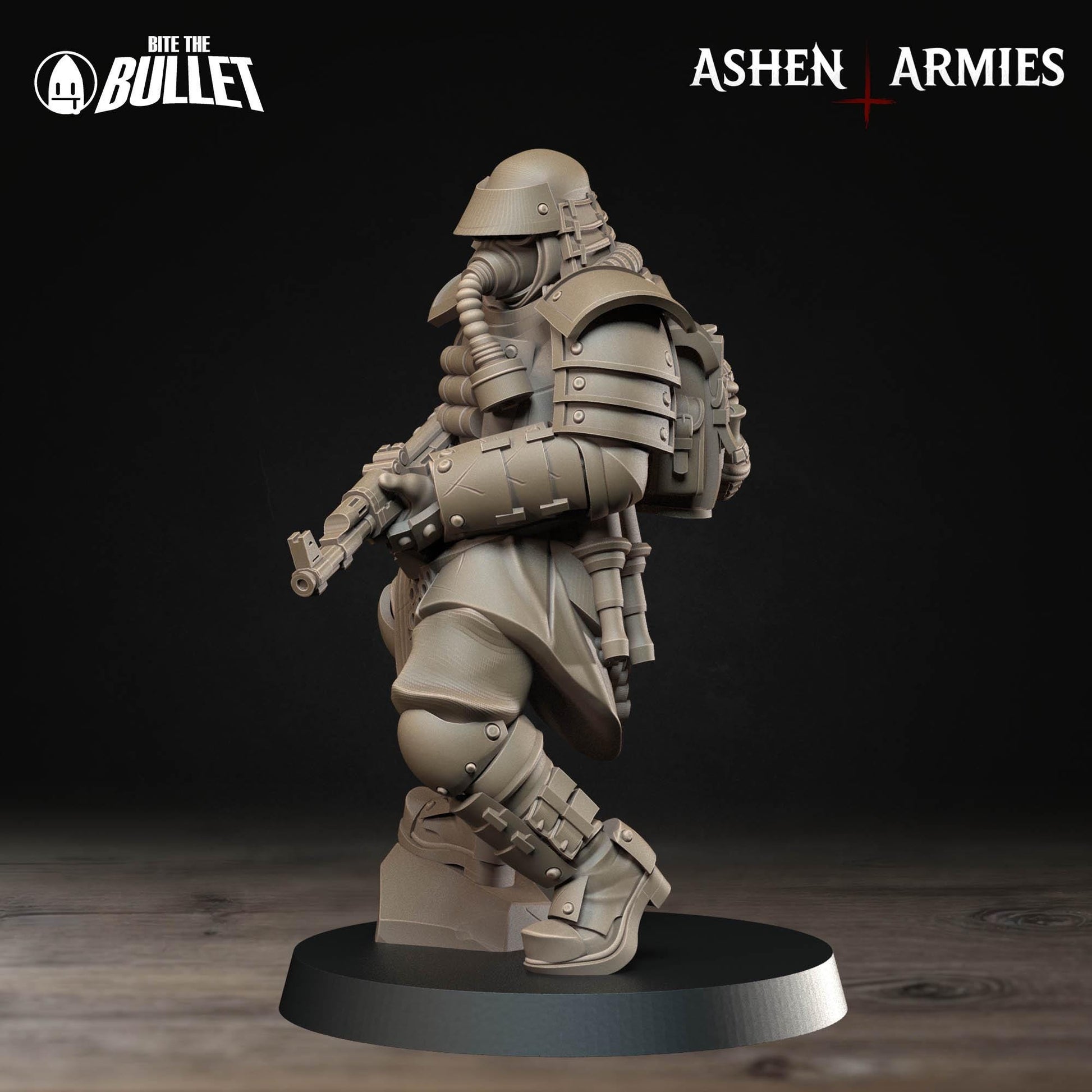 Combat Engineer Miniature | Tabletop RPG Miniature | Bite the Bullet | Roleplaying 3D Printed Fantasy Mini - 3DPrintDen