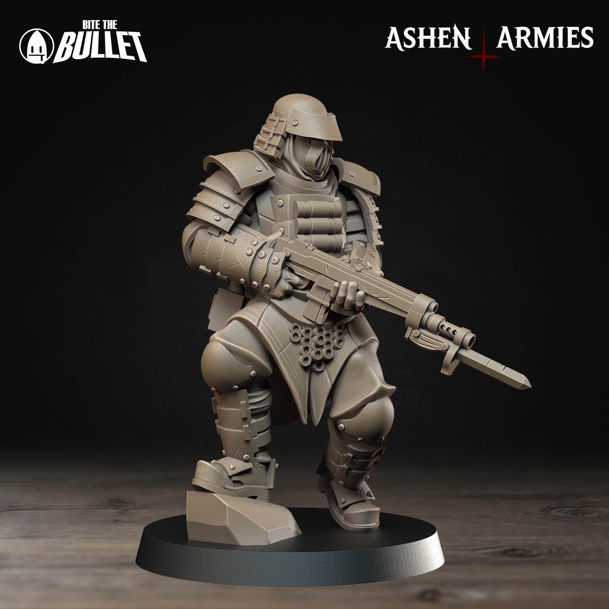 Combat Engineer Miniature | Tabletop RPG Miniature | Bite the Bullet | Roleplaying 3D Printed Fantasy Mini - 3DPrintDen