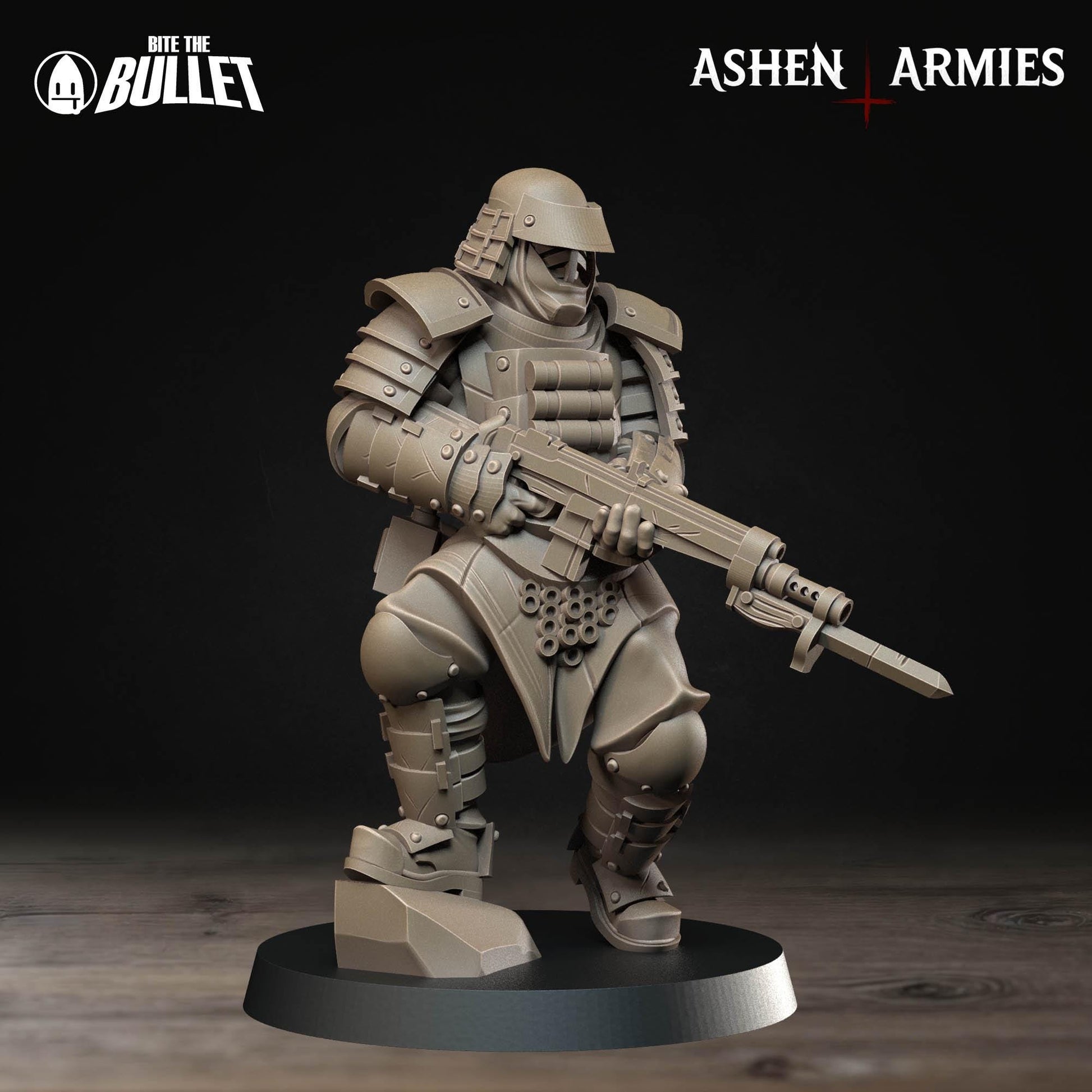 Combat Engineer Miniature | Tabletop RPG Miniature | Bite the Bullet | Roleplaying 3D Printed Fantasy Mini - 3DPrintDen