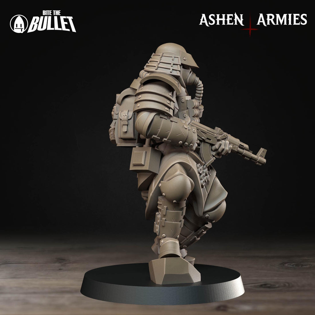Combat Engineer Miniature | Tabletop RPG Miniature | Bite the Bullet | Roleplaying 3D Printed Fantasy Mini - 3DPrintDen