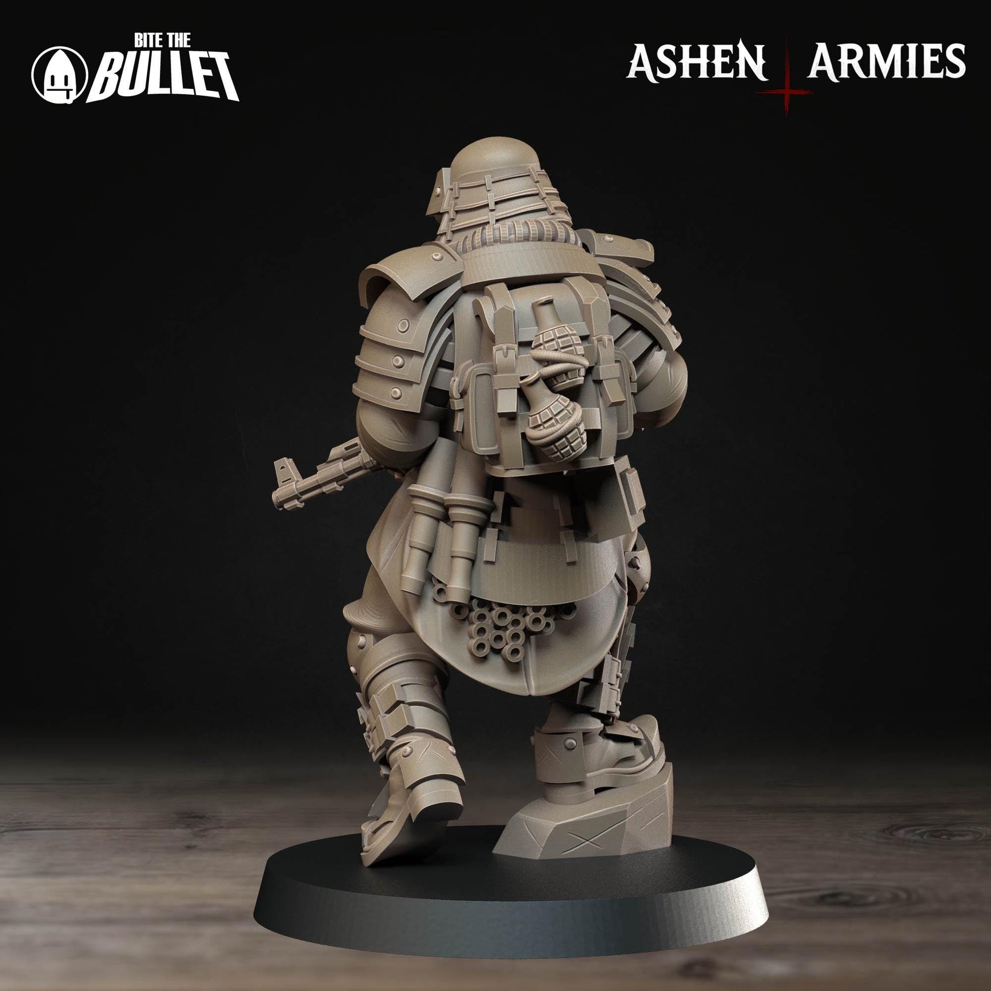 Combat Engineer Miniature | Tabletop RPG Miniature | Bite the Bullet | Roleplaying 3D Printed Fantasy Mini - 3DPrintDen