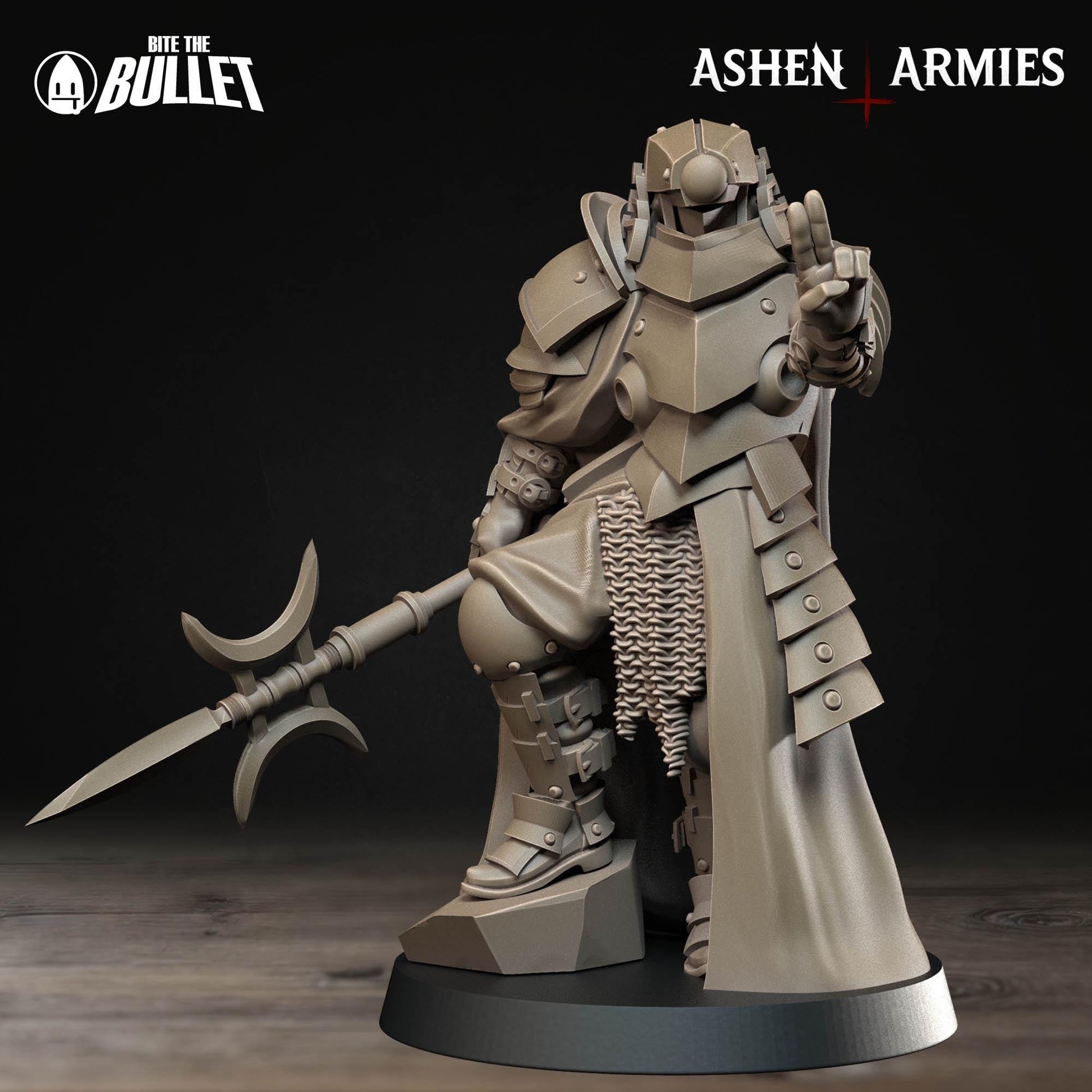 Combat Observer Miniature | Tabletop RPG Miniature | Bite the Bullet | Roleplaying 3D Printed Fantasy Mini - 3DPrintDen
