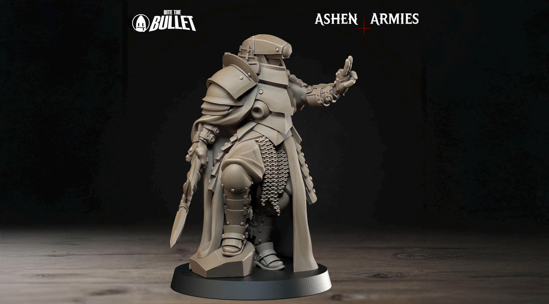 Combat Observer Miniature | Tabletop RPG Miniature | Bite the Bullet | Roleplaying 3D Printed Fantasy Mini - 3DPrintDen