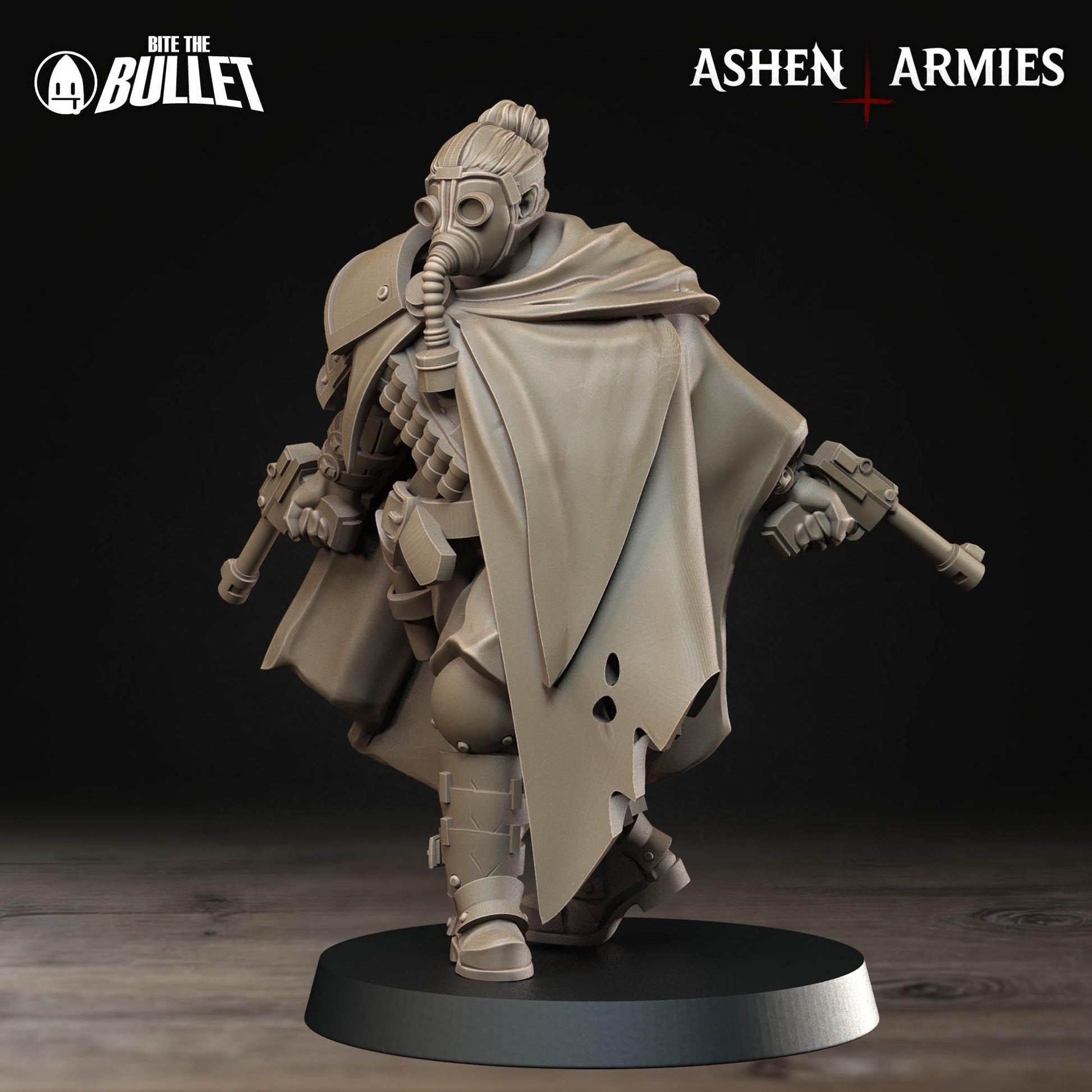 Sniper Priest Miniature | Tabletop RPG Miniature | Bite the Bullet | Roleplaying 3D Printed Fantasy Mini - 3DPrintDen