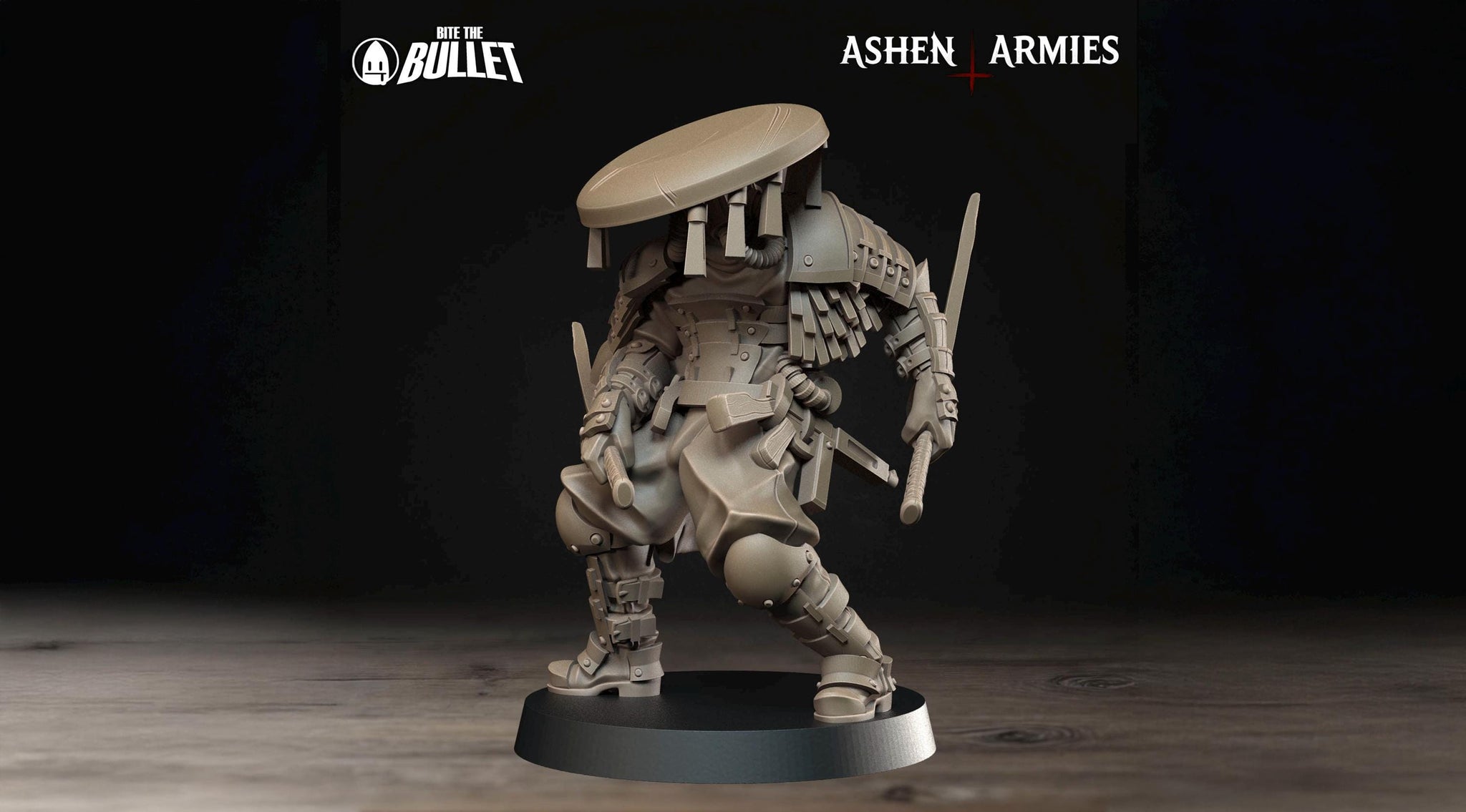 Trench Cleric Miniature | Tabletop RPG Miniature | Bite the Bullet | Roleplaying 3D Printed Fantasy Mini - 3DPrintDen