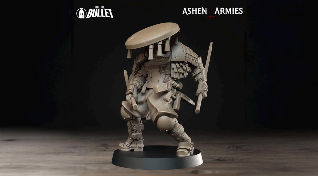 Trench Cleric Miniature | Tabletop RPG Miniature | Bite the Bullet | Roleplaying 3D Printed Fantasy Mini - 3DPrintDen