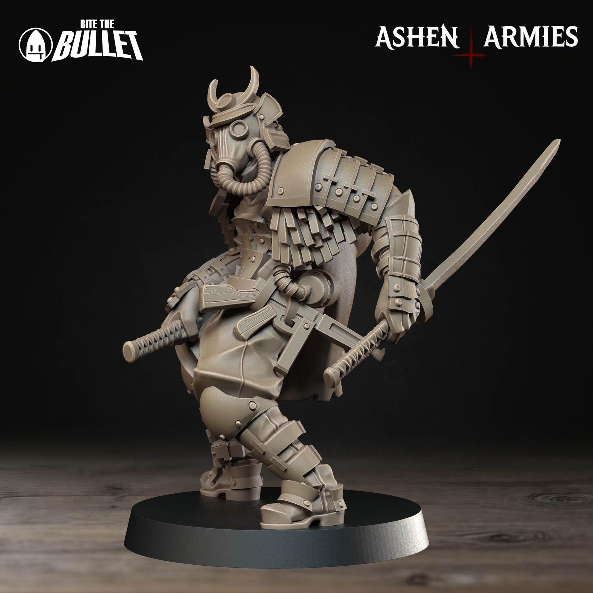 Trench Cleric Miniature | Tabletop RPG Miniature | Bite the Bullet | Roleplaying 3D Printed Fantasy Mini - 3DPrintDen