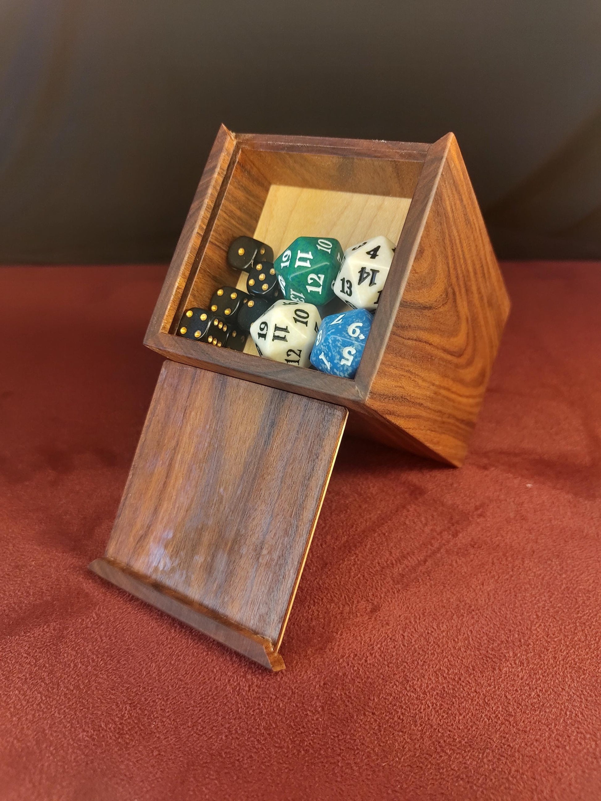 MTG Commander Premium Wooden Deck Box | Gaming Accessory | Gift Box | Solid Exotic Wood - 3DPrintDen