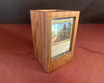 MTG Commander Premium Wooden Deck Box | Gaming Accessory | Gift Box | Solid Exotic Wood - 3DPrintDen