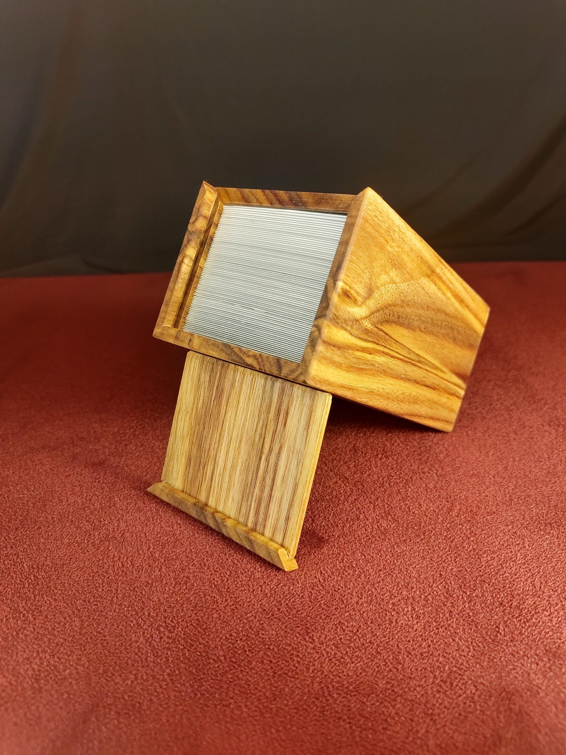 MTG Standard Premium Wooden Deck Box | Gaming Accessory | Gift Box | Solid Exotic Wood - 3DPrintDen