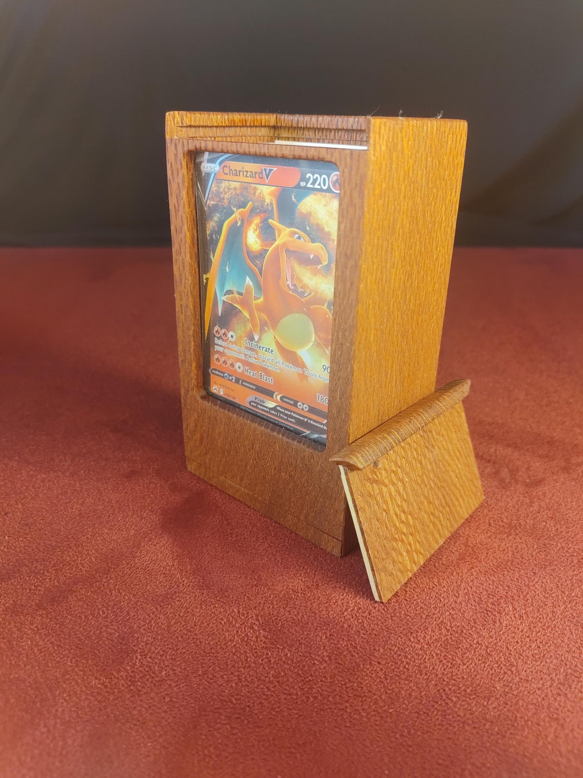 Pokemon Premium Wooden Deck Box | Gaming Accessory | Gift Box | Solid Exotic Wood - 3DPrintDen