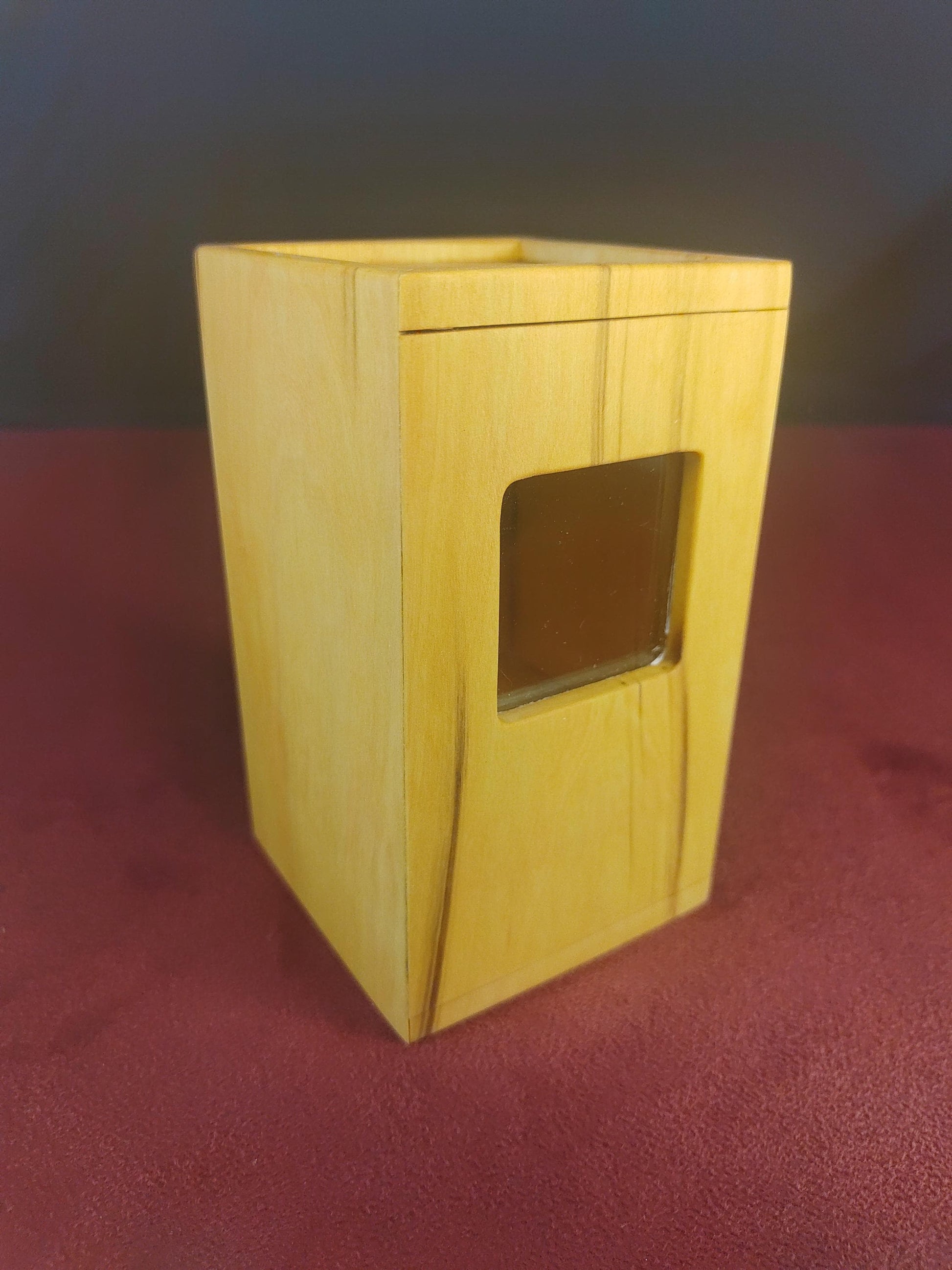 Yu-Gi-Oh Premium Wooden Deck Box | Gaming Accessory | Gift Box | Solid Exotic Wood - 3DPrintDen
