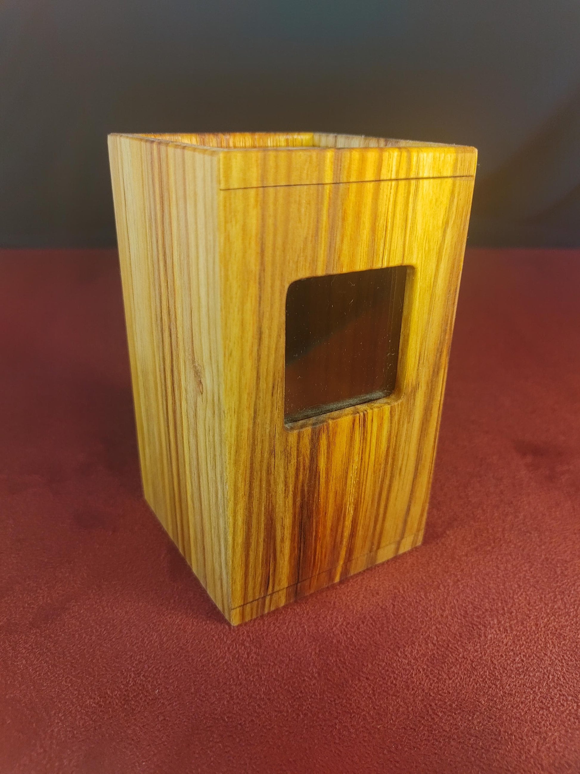 Yu-Gi-Oh Premium Wooden Deck Box | Gaming Accessory | Gift Box | Solid Exotic Wood - 3DPrintDen