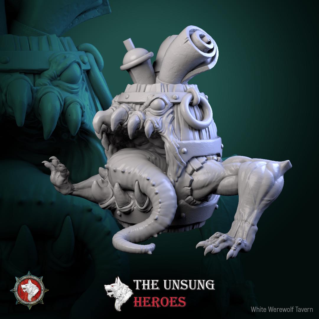 Mimics Miniature | Tabletop RPG Miniature | White Werewolf Tavern | Roleplaying 3D Printed Fantasy Mini - 3DPrintDen
