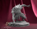 Warrior Rider Miniature, Edmund | Tabletop RPG Miniature | Parasite Collectibles | Roleplaying 3D Printed Fantasy Mini - 3DPrintDen