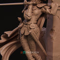 Female Duelist Miniature, Camilla | Tabletop RPG Miniature | Nerikson | Roleplaying 3D Printed Fantasy Mini - 3DPrintDen