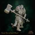 Brother Silas the Silent Miniature | Tabletop RPG Miniature | Great Grimoire | Roleplaying 3D Printed Fantasy Mini - 3DPrintDen