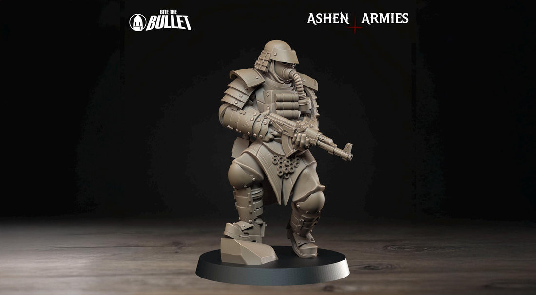 Combat Engineer Miniature | Tabletop RPG Miniature | Bite the Bullet | Roleplaying 3D Printed Fantasy Mini - 3DPrintDen