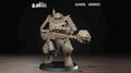 Heavy Infantry Miniature, Flamethrower | Tabletop RPG Miniature | Bite the Bullet | Roleplaying 3D Printed Fantasy Mini - 3DPrintDen