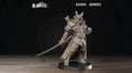 Lieutenant Miniature | Tabletop RPG Miniature | Bite the Bullet | Roleplaying 3D Printed Fantasy Mini - 3DPrintDen
