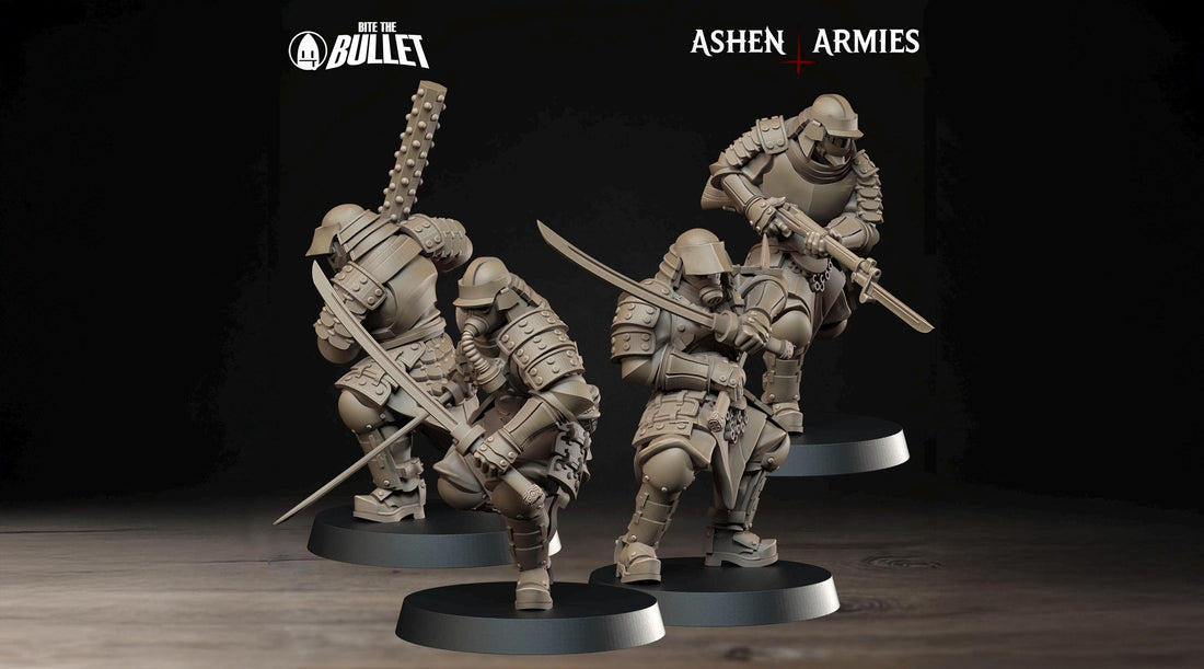 Shocktroopers Miniature | Tabletop RPG Miniature | Bite the Bullet | Roleplaying 3D Printed Fantasy Mini - 3DPrintDen