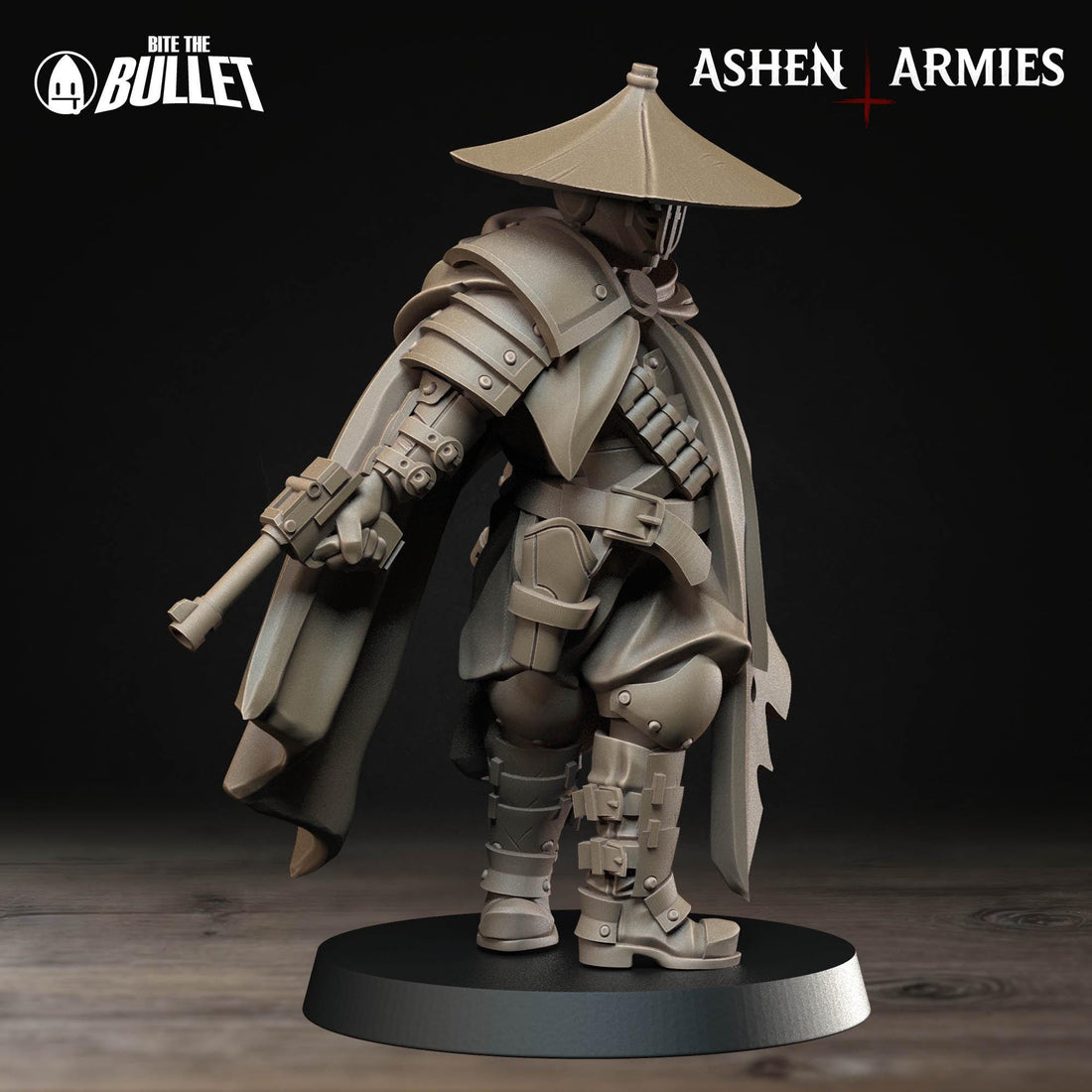 Sniper Priest Miniature | Tabletop RPG Miniature | Bite the Bullet | Roleplaying 3D Printed Fantasy Mini - 3DPrintDen