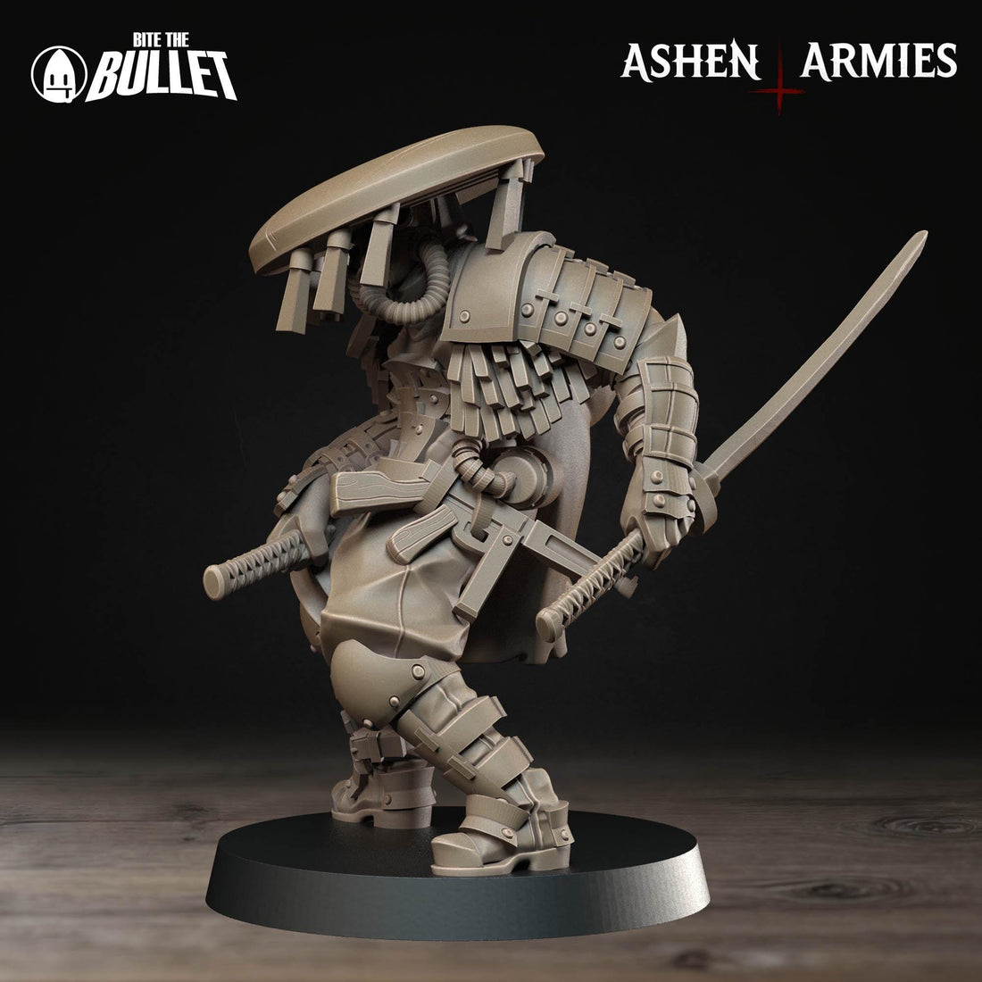 Trench Cleric Miniature | Tabletop RPG Miniature | Bite the Bullet | Roleplaying 3D Printed Fantasy Mini - 3DPrintDen