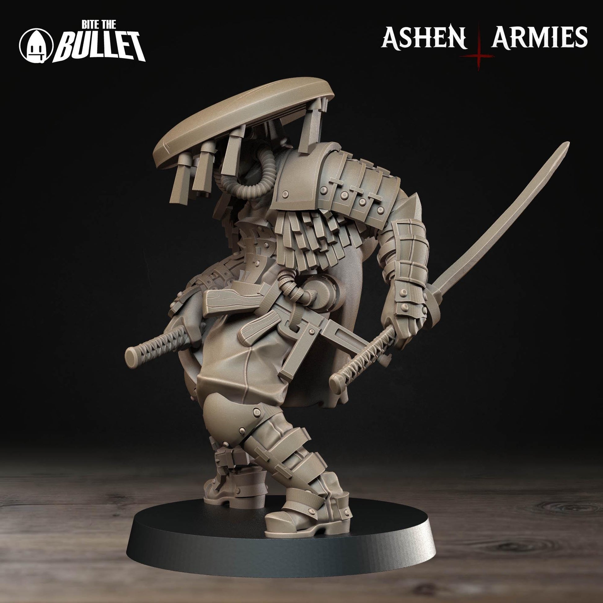 Trench Cleric Miniature | Tabletop RPG Miniature | Bite the Bullet | Roleplaying 3D Printed Fantasy Mini - 3DPrintDen