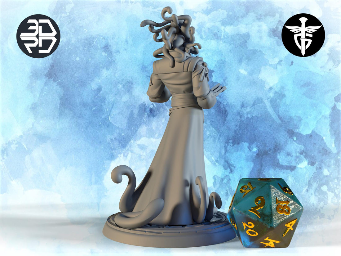 The Observer Miniature, Nyarlath | Twin Goddess Miniatures | Tabletop RPG Miniature | Roleplaying 3D Printed Fantasy Mini - 3DPrintDen