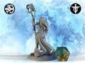 Female Soothsayer Miniature, Olseen | Twin Goddess Miniatures | Tabletop RPG Miniature | Roleplaying 3D Printed Fantasy Mini - 3DPrintDen