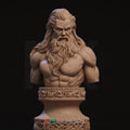Runic Warrior Bust, Ivar | Tabletop RPG Miniature | Nerikson | Roleplaying 3D Printed Fantasy Mini - 3DPrintDen