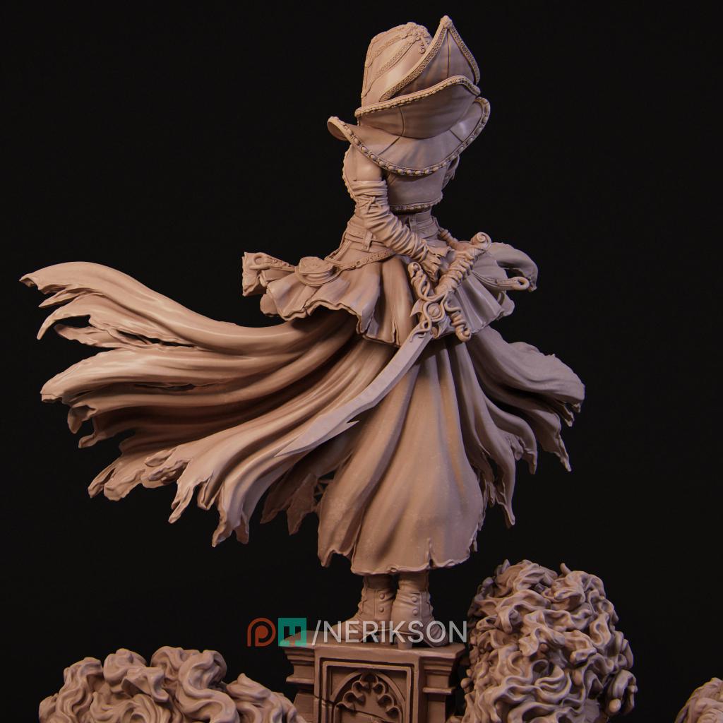 Dark Summoner Miniature, Camelia | Tabletop RPG Miniature | Nerikson | Roleplaying 3D Printed Fantasy Mini - 3DPrintDen