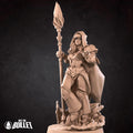 Female Mage Admiral Miniature, Jaina | Tabletop RPG Miniature | Bite the Bullet | Roleplaying 3D Printed Fantasy Mini - 3DPrintDen