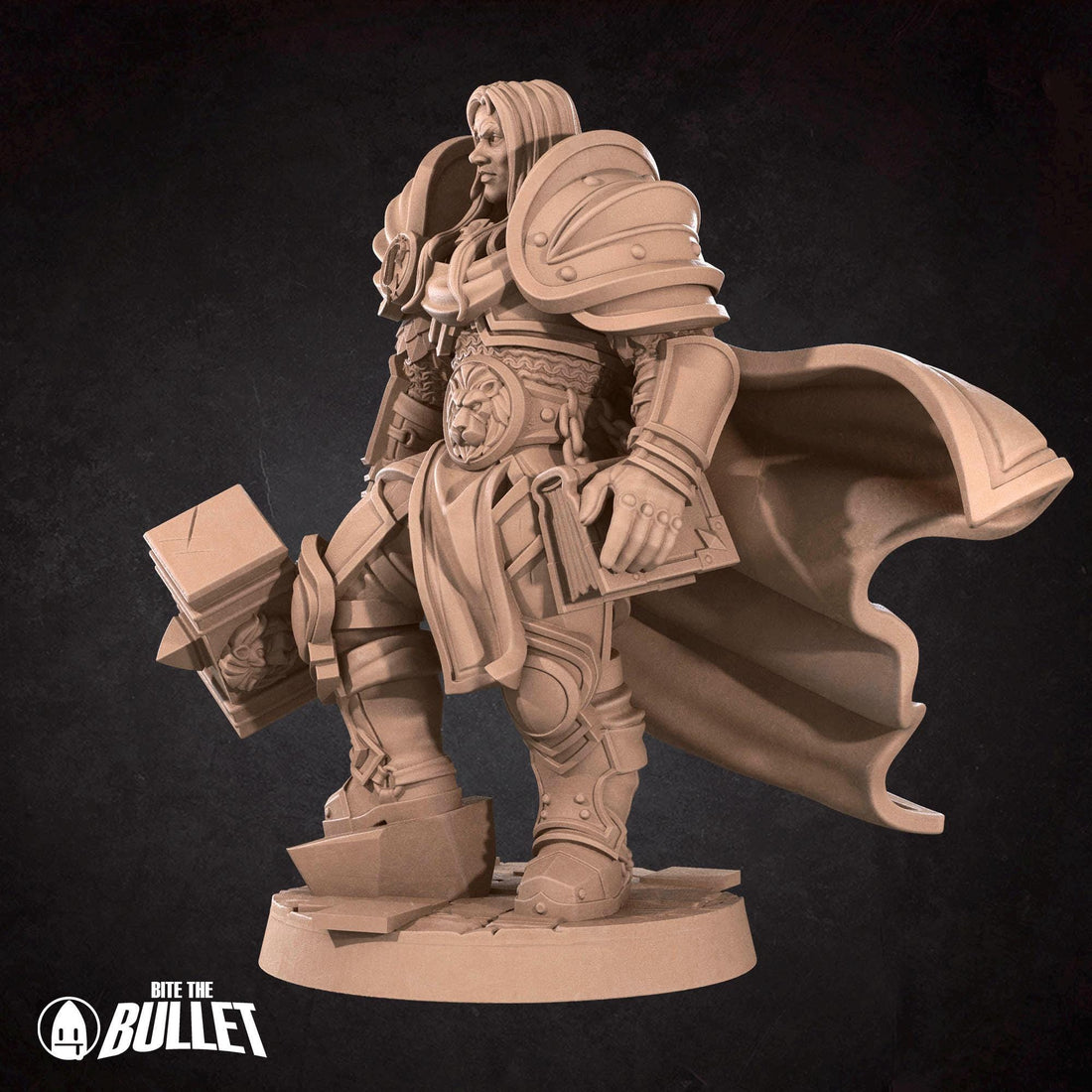 Paladin Prince Miniature, Arthas | Tabletop RPG Miniature | Bite the Bullet | Roleplaying 3D Printed Fantasy Mini - 3DPrintDen