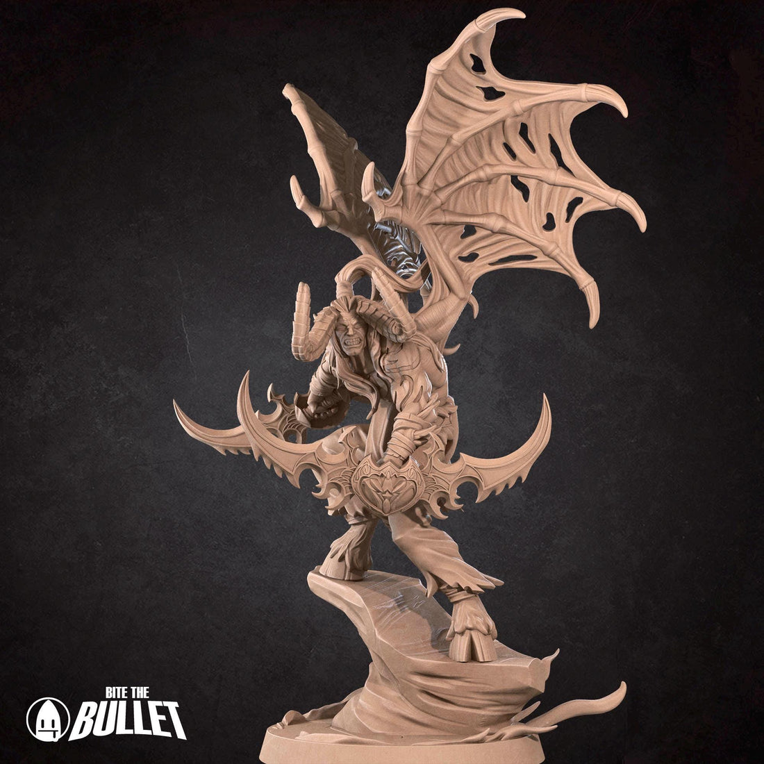 Night Elf Demon Hunter Miniature, Illidan | Tabletop RPG Miniature | Bite the Bullet | Roleplaying 3D Printed Fantasy Mini - 3DPrintDen