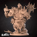 Ogre Lockserker Miniature, ChoGall | Tabletop RPG Miniature | Bite the Bullet | Roleplaying 3D Printed Fantasy Mini - 3DPrintDen