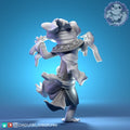 Gecko Mummy Miniature | Tabletop RPG Miniature | Pepunki Creatures | Roleplaying 3D Printed Fantasy Mini - 3DPrintDen