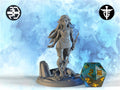 Female Druid Miniature, Patina | Twin Goddess Miniatures | Tabletop RPG Miniature | Roleplaying 3D Printed Fantasy Mini - 3DPrintDen